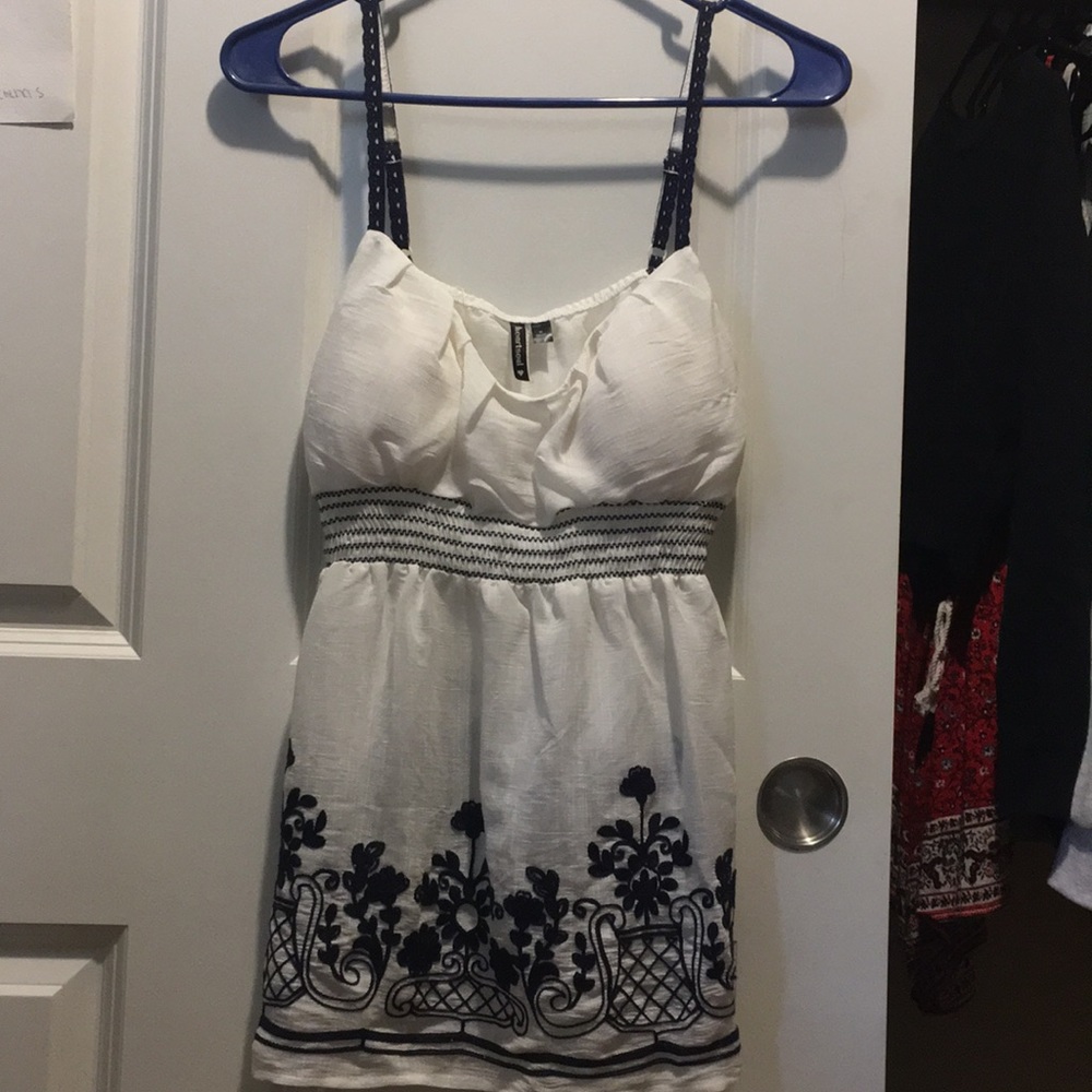 White summer top